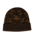 Celine Triomphe Beanie, &pound;190, Accessories, Brown, Cashmere, Back view